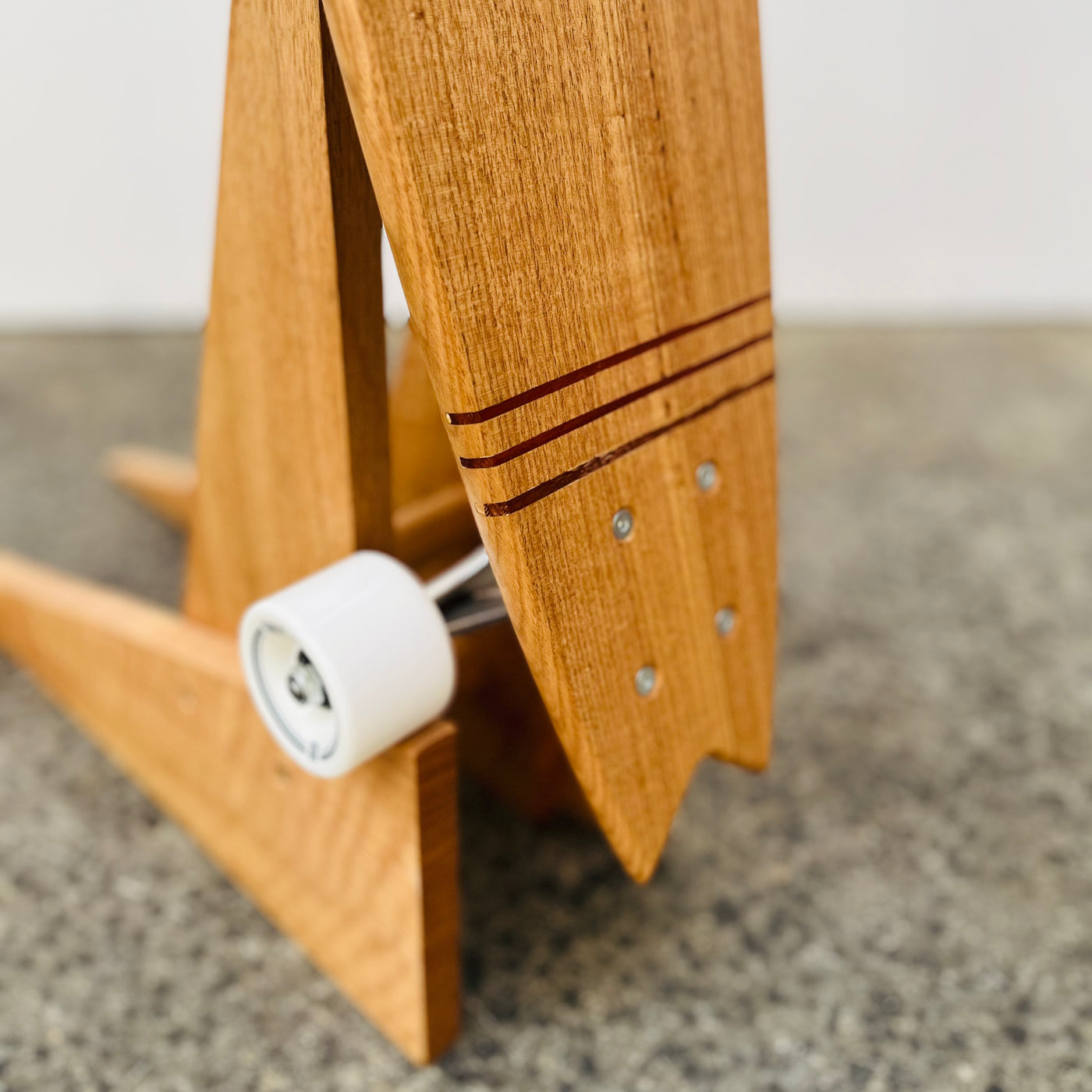Vic Ash & Jarrah - Pin Stripe Mini Cruiser Skateboard - V Tail